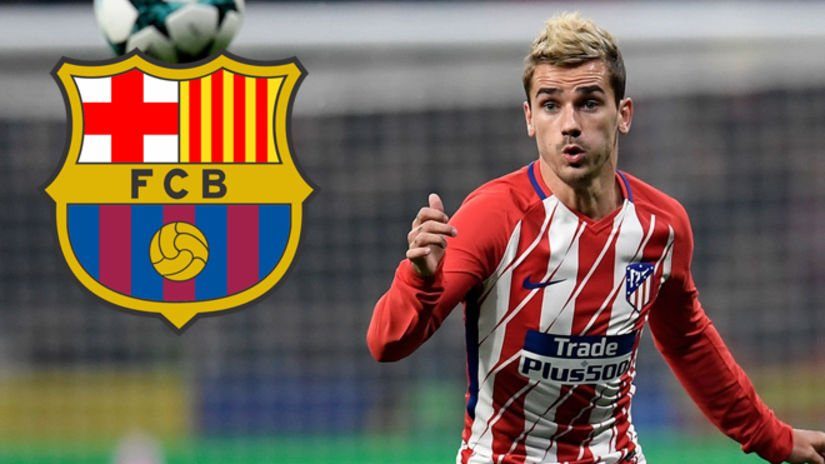 El frances Antoine Griezmann del Atlético de Madrid.