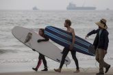 24082018-ROSARITO, BAJA CALIFORNIA, 31MARZO2018.- Turistas nacionales y extranjeros aprovecharon el periodo vacacional de Semana Santa para disfrutar de las playas bajacalifornianas, a pesar de que no se registraron temperaturas cálidas en la región. FOTO: OMAR MARTÍNEZ /CUARTOSCURO.COM