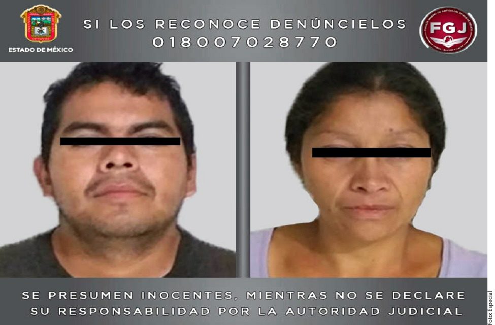 Cae en el Edomex pareja acusada de matar a 10 mujeres