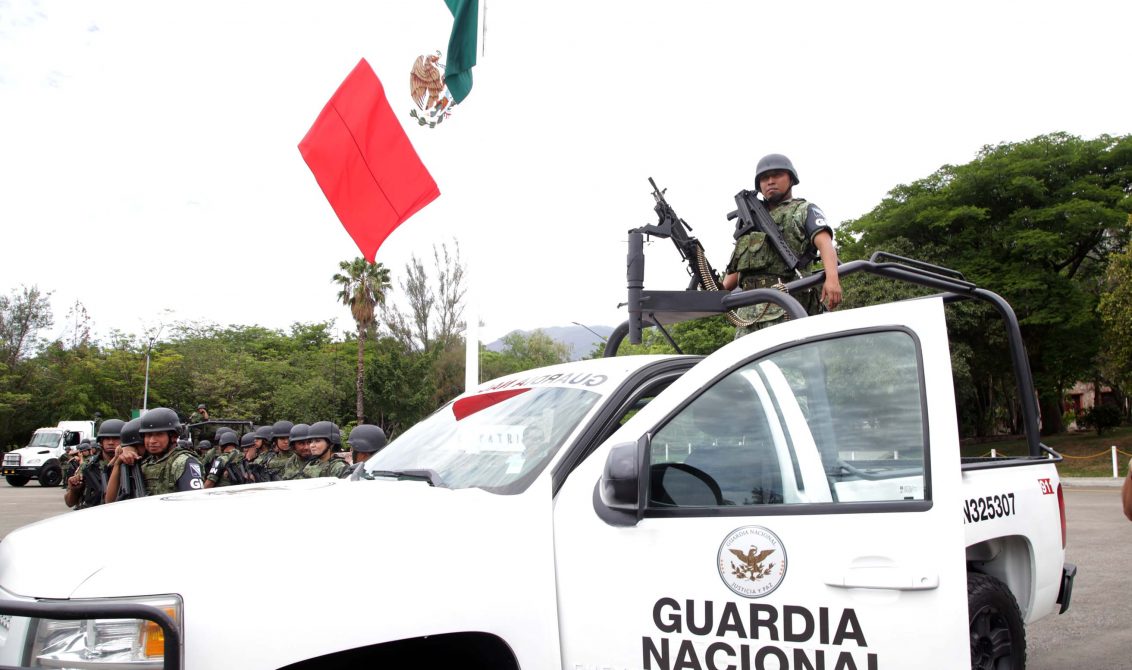 03072019-jnt-guardia-nacional-explanada-50-batallon.jpg: Chilpancingo, Guerrero 02 de julio del 2019// Efectivos de la Guardia Nacional, en explanada del 50 batallón de infantería de la 35 Zona Militar, la ceremonia de bienvenida. Foto: Jessica Torres Barrera