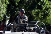 Chilpancingo Gro, 31 de enero 2020. // Militares durante un recorrido por las calles de Chilpancingo. // Foto: Jesús Eduardo Guerrero