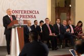 CIUDAD DE MÉXICO, 26MAYO2020.- Andrés Manuel López Obrador, Presidente de México, al inicio de la conferencia matutina en Palacio Nacional. FOTO: MOISÉS PABLO/CUARTOSCURO.COM