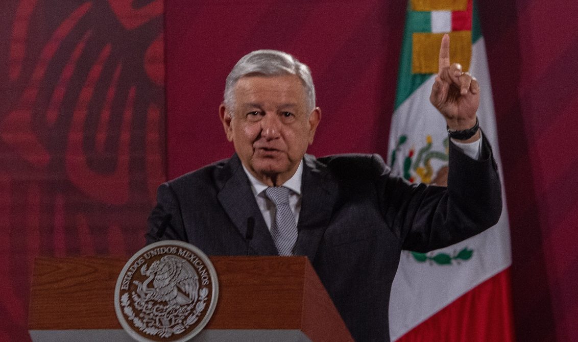 CIUDAD DE MÉXICO, 03JULIO2020.- Andrés Manuel López Obrador, presidente de México, durante la conferencia matutina en Palacio Nacional. FOTO: ANDREA MURCIA/CUARTOSCURO.COM