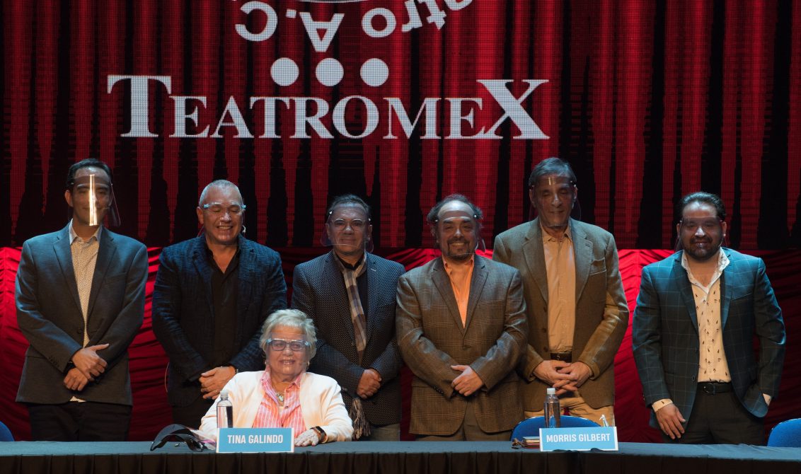 CIUDAD DE MÉXICO, 13AGOSTO2020.- Integrantes del Consejo Consultivo de la Sociedad Mexicana de Productores de Teatro A.C. (Teatromex) la cual reúne a más de 120 productores de entretenimiento ofrecieron conferencia de prensa para solicitar a las autoridades se permita la reapertura de los teatros como ya se ha hecho con otras actividades de entretenimiento mientras prevalece el semáforo naranja epidemiológico, por covid-19, tales como: cines, museos, albercas, autoconciertos, autocinemas, entre otros. Los consejeros se comprometieron a cumplir las medidas de sanidad, como es el caso del Centro Cultural Plaza Cuauhtémoc que está preparado para la reapertura del establecimiento. FOTO: MARIO JASSO /CUARTOSCURO.COM