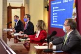 CIUDAD DE MÉXICO, 21AGOSTO2020.- Conferencia de prensa-informe diario sobre regreso a clases en el salón Tesorería de Palacio Nacional. Presidido por Marcos Bucio Mújica, subsecretario de Educación Básica;  Esteban Moctezuma Barragán, secretario de Educación Pública; Aurora Saavedra Solá, directora general de Materiales y Métodos Educativos de la SEP y Enrique Quiroz Acosta, titular de la Unidad de Asuntos Jurídicos y Transparencia de la SEP, donde se dieron detalles de la modalidad en línea y televisiva para el ciclo 2020-2021 Foto: PRESIDENCIA /CUARTOSCURO.COM