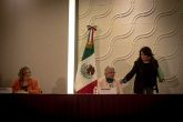 CIUDAD DE MÉXICO, 2AGOSTO2020.- La titular de la Secretaría de Gobernación, Olga Sánchez Cordero, durante una conferencia de prensa, en la cual estuvo acompañada por la nueva titular de la Comisión Nacional para Prevenir y Erradicar la Violencia Contra las Mujeres. Las acompañó tambIén la presidente del Instituto Nacional de las Mujeres, Nadine Gasman Zylbermann. FOTO: PEDRO ANZA /CUARTOSCURO.COM