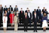 SAN LUIS POTOSÍ, SAN LUIS POTOSÍ, 19AGOSTO2020 Andrés Manuel López Obrador, Presidente Constitucional de los Estados Unidos Mexicanos, Claudia Sheinbaum, jefa de gobierno de la Ciudad de México, Olga Sánchez Cordero, secretaria de gobernación, Juan Manuel Carreras, gobernador de San Luís Potosí, durante la Reunión Plenaria Privada en la LIX Reunión Ordinaria de la Conferencia Nacional de Gobernadores (Conago). Dicha reunión pretende entre otras cosas tratar temas relacionados para la atención de la emergencia sanitaria por COVID-19. FOTO: PRESIDENCIA /CUARTOSCURO.COM