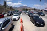 Chilpancingo gro, 12 de marzo 2021. // Gran afluencia vehicular en la caseta de peaje de Palo Blanco de la Autopista del Sol con dirección al puerto de Acapulco, para pasar este fin de semana largo. // Foto: Jesús Eduardo Guerrero