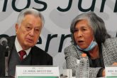 CIUDAD DE MÉXICO, 17NOVIEMBRE2021.- Se llevó a cabo la Comisión de Estudios Jurídicos del Gobierno Federal en torno a la discusión de la Reforma de Energía que se estará discutiendo próximamente en la Cámara de Diputados. La reunión fue encabezada por el titular de la CFE, Manuel Bartlett y la Consejera Jurídica de la Presidencia, María Estela Ríos González. FOTO: DANIEL AUGUSTO /CUARTOSCURO.COM