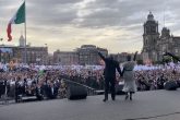 CIUDAD DE MÉXICO, 01DICIEMBRE2021 - Andrés Manuel López Obrador, presidente de los Estados Unidos Mexicanos presentó acompañado de gabinete y Beatriz Gutiérrez mensaje a la Nación por los 3 Años de Gobierno 2018-2021. FOTO: PRESIDENCIA /CUARTOSCURO.COM Foto:Presidencia