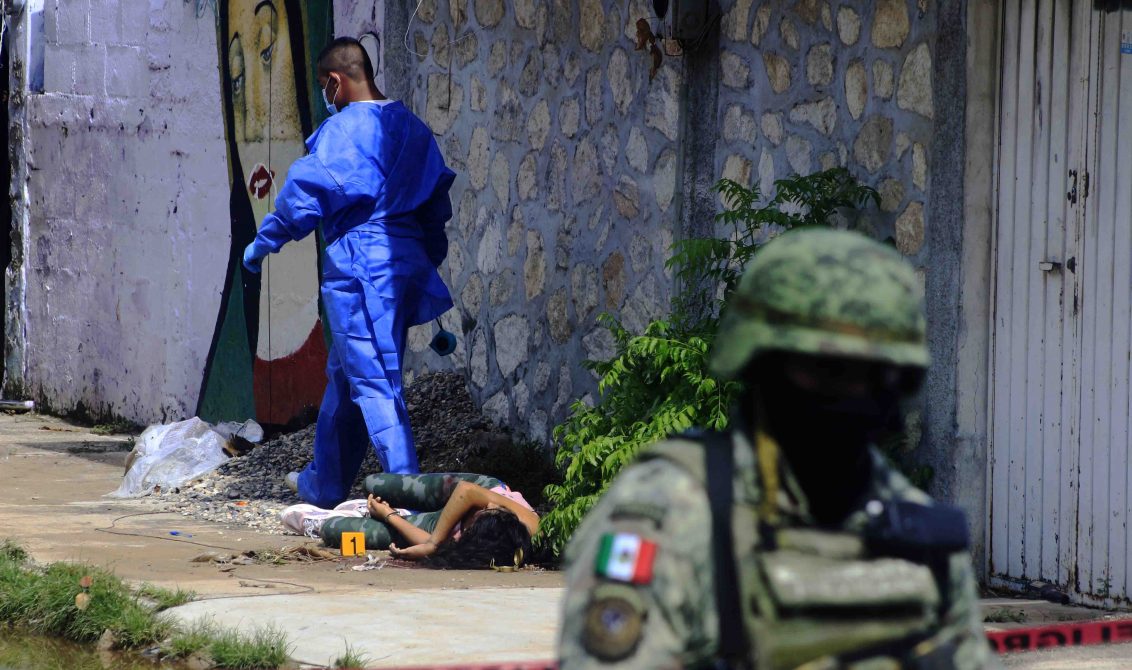 12 de octubre del 2022 La joven asesinada a balazos, ayer al mediodía en calle 10 de la colonia Emiliano Zapata. Foto: Carlos Alberto Carbajal